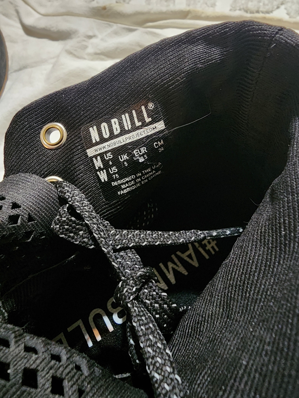 NoBull Diamond Mesh Runner Hightop Sneakers W 7.5 M 6 - Picture 8 of 9